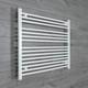 1000 Mm Wide White Ladder Heated Towel Rail Radiator Designer Bathroom Warmer
