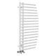 1000 X 550mm White Curved Ladder Warmer Rads Designer Heated Towel Rail Radiator