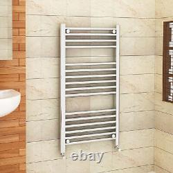 1000 x 600mm Straight Chrome Ladder Warmer Bathroom Heated Towel Rail Radiator