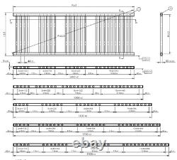 1000mm Wide Designer Heated Towel Rail Radiator Ladder Chrome Straight Bathroom