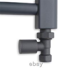 1200 mm High 300 mm Wide Flat ANTHRACITE Sand Grey Heated Towel Rail Radiator