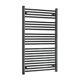 1200 Mm High 700 Mm Wide Black Heated Towel Rail Radiator Designer Bathroom Rad