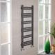 1200 X 500mm Heated Towel Rail Bathroom Square Ladder Style Radiator Anthracite