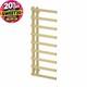 1200 X 500mm Twin Valve Flat Heated Towel Rail Radiator Bathroom Brushed Brass
