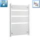 1200 X 800 Mm Chrome Heated Towel Rail Radiator Central Heating Flat Straight