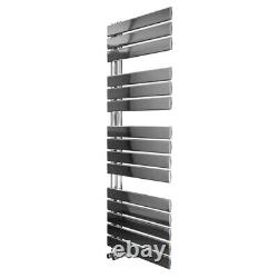 1380 x 500mm Chrome Designer Heated Towel Rail Bathroom Flat Warmer Radiator