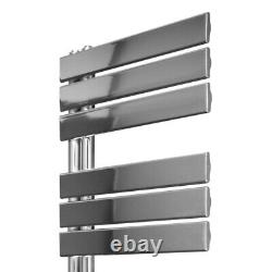 1380 x 500mm Chrome Designer Heated Towel Rail Bathroom Flat Warmer Radiator