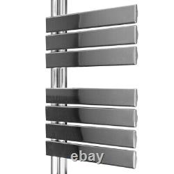 1380 x 500mm Chrome Designer Heated Towel Rail Bathroom Flat Warmer Radiator