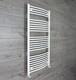 1500 Mm High 750 Mm Wide Curved White Heated Towel Rail Radiator Clearance