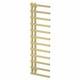 1600 X 500mm Twin Valve Flat Heated Towel Rail Radiator Bathroom Brushed Brass