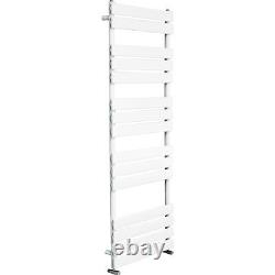 1600x600mm Flat Panel Designer Radiator Bathroom Warmer Heated Towel Rail White