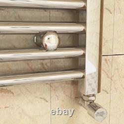 1800 x 500mm Straight Chrome Ladder Warmer Bathroom Heated Towel Rail Radiator