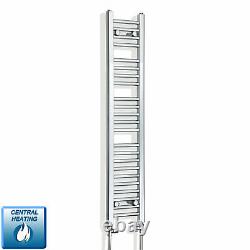 200 mm Wide Chrome Ladder Heated Towel Rail Radiator Designer Bathroom Narrow