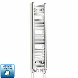 250 mm Wide Chrome Ladder Heated Towel Rail Radiator Designer Bathroom Straight