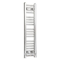 250 mm Wide Chrome Ladder Heated Towel Rail Radiator Designer Bathroom Straight