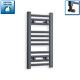 300 Mm Wide Anthracite Heated Towel Rail Radiator Designer Bathroom Central Heat