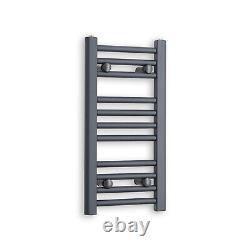 300 mm Wide Anthracite Heated Towel Rail Radiator Designer Bathroom Central Heat