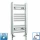 300 Mm Wide Chrome Ladder Heated Towel Rail Radiator Designer Bathroom Straight