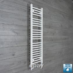 300 mm Wide White Ladder Heated Towel Rail Radiator Designer Bathroom Narrow