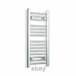 350 mm Wide Chrome Ladder Heated Towel Rail Radiator Designer Bathroom Straight