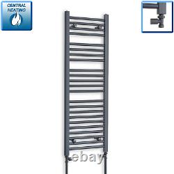 400 mm Wide Anthracite Heated Towel Rail Radiator Designer Bathroom Rad Modern