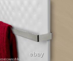 450mm wide 1600mm high White Designer Heated Towel Rail Radiator Modern Bathroom