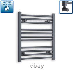 500 mm Wide Anthracite Heated Towel Rail Radiator Designer Bathroom Rad Modern