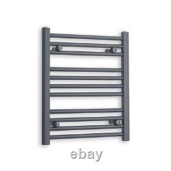 500 mm Wide Anthracite Heated Towel Rail Radiator Designer Bathroom Rad Modern