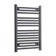 550 Mm Wide Matt Black Heated Towel Rail Radiator Designer Bathroom Rad Modern