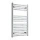 550mm Wide Chrome Heated Towel Rail Radiator Bathroom Ladder Flat Central Heat