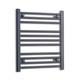 600 Mm High 600 Mm Wide Black Heated Towel Rail Radiator Designer Bathroom Rad