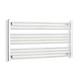 600 X 1100 Mm Chrome Heated Towel Rail Radiator Central Heating Flat Straight