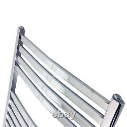 600mm x 800mm Emperor Chrome Designer Heated Bathroom Towel Rail 2227 BTUs