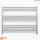 700 Mm High Small Size's Flat Chrome Heated Towel Rail Radiator Bathroom Rad