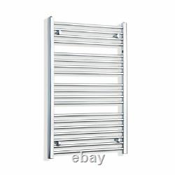 700mm Wide 1000mm High Designer Chrome Heated Towel Rail Radiator Bathroom Rad