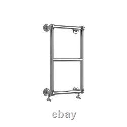 700x400mm Chrome Bathroom Victorian Heated Towel Rail Traditional Radiator