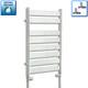 800 Mm High 500 Mm Wide Flat Chrome Heated Flat Panel Towel Rail Radiator