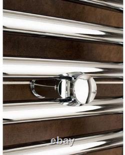 800mm Wide 1200mm High Chrome Ladder Heated Towel Rail Radiator Bathroom
