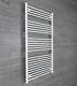 800mm Wide White Heated Bathroom Towel Rail Radiator Straight 400/600/700/800