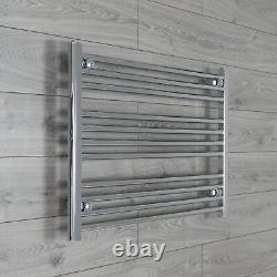 850 mm Wide Chrome Ladder Heated Towel Rail Radiator Designer Bathroom Straight