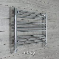 850 mm Wide Chrome Ladder Heated Towel Rail Radiator Designer Bathroom Straight