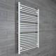900 Mm Wide White Ladder Heated Towel Rail Radiator Designer Bathroom Niche Size
