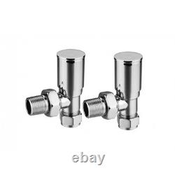 900mm Wide 600mm High Chrome Ladder Heated Towel Rail Radiator Bathroom UK