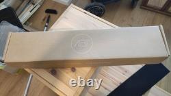 ABI Interiors Milani Heated Towel Rail Brushed Brass