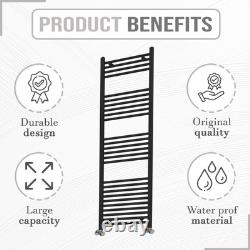 ARKO Towel rail radiator, Bathroom Heated Towel Rail Wall Mounted, Black