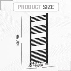 ARKO Towel rail radiator, Bathroom Heated Towel Rail Wall Mounted, Black