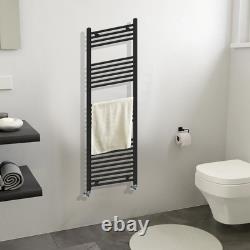 ARKO Towel rail radiator, Bathroom Heated Towel Rail Wall Mounted, Black
