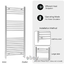 ARKO Towel rail radiator, Heated towel rails Wall Mounted Chrome
