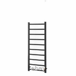 Abby Anthracite Heated Towel Rail / Warmer / Bathroom Radiator Central Heating