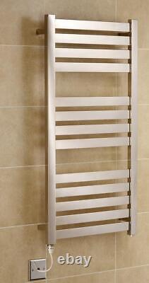 Algarve Stainless Steel Electric Heated Towel Rails